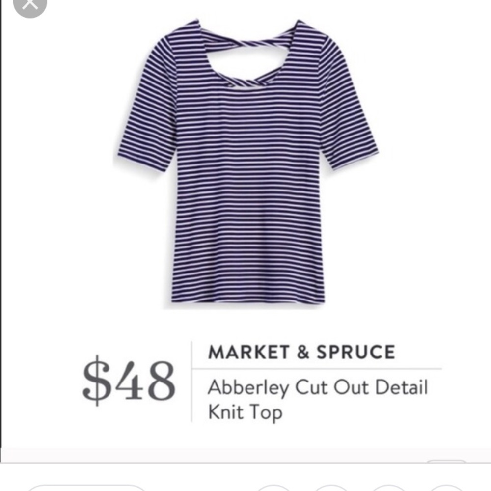 Stitchfix Abberley cut out t shirt